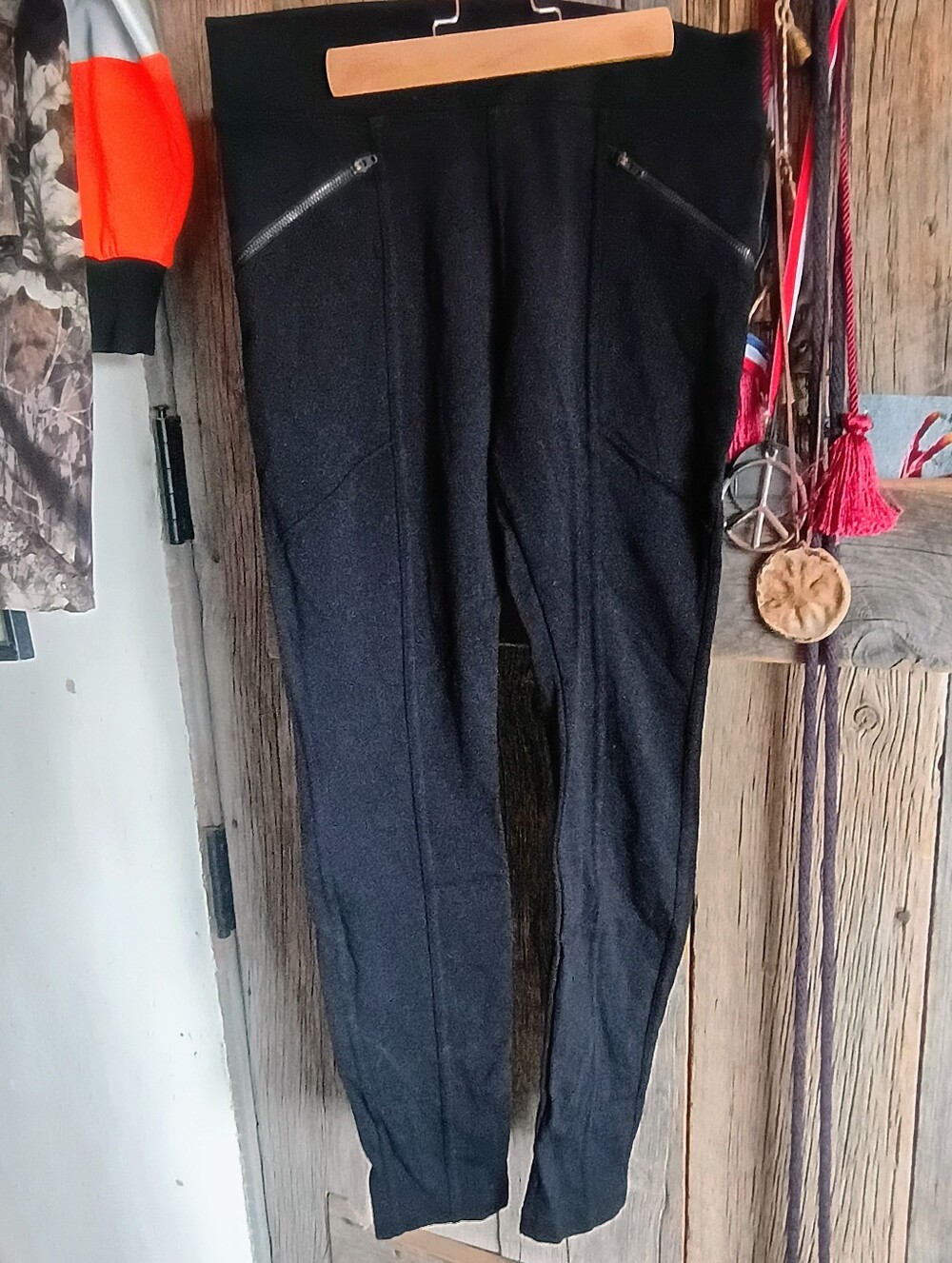 American Giant No-BS black leggings pants 6